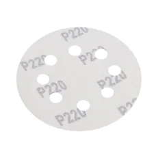 FALON TECH 23645781 — PAPIER ŚCIERNY - KRĄŻKI NA RZEP 125MM - 8 OTWORÓW, GRADACJA - 220