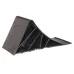 KLIN POD KOŁA L=200MM PLASTIKOWY CZARNY, DIN 76051
