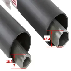GMP 2774504BLF860 — WAŁ ODBIORU MOCY WOM L= 860MM, TRÓJKĄTNY 1500NM, 6 WPUSTÓW, KRZYŻAK 27X74.5
