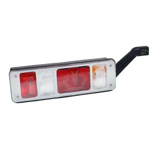 LAMPA TYLNA ZESP. HYBRYDOWA, LOGO KRONE, Z OBRYSÓWKĄ, PRAWA, HELLA