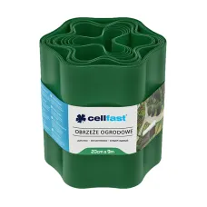 CELLFAST 30-003H — OBRZEŻE OGRODOWE FALISTE ZIELONE - 20x900cm