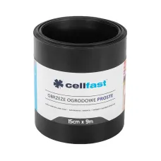 CELLFAST 30-232H — OBRZEŻE OGRODOWE PROSTE CZARNE - 15x900cm