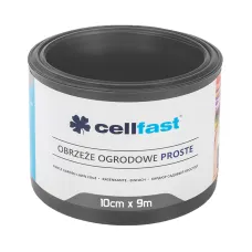 CELLFAST 30-241 — OBRZEŻE OGRODOWE PROSTE GRAFITOWE - 10x900cm