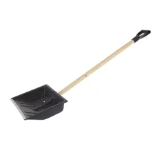 POLSKA PRODUKCJA 30-438 — ŁOPATA UNIWERSALNA 480X400X1300MM CZARNA Z METALOWYM RANTEM