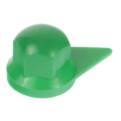 OSŁONA SZPILKI KOŁA S-32 ZIELONA PLASTIKOWA, ZE WSKAŹNIKIEM