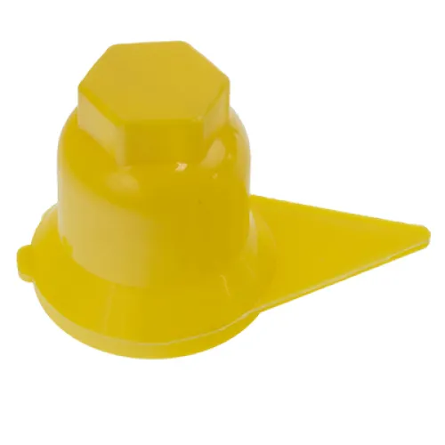 OSŁONA SZPILKI KOŁA S-32 ŻÓŁTA PLASTIKOWA, ZE WSKAŹNIKIEM