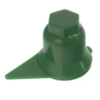 OSŁONA SZPILKI KOŁA S-33 ZIELONA PLASTIKOWA, ZE WSKAŹNIKIEM
