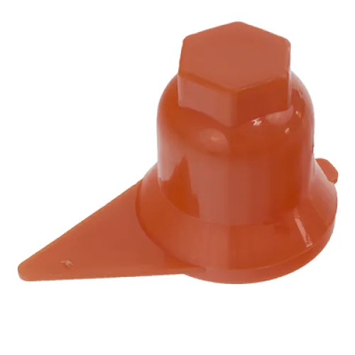 OSŁONA SZPILKI KOŁA S-33 POMARAŃCZOWA PLASTIKOWA, ZE WSKAŹNIKIEM