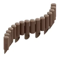 PALISADA OGRODOWA 4 STANDARD BRĄZOWA - 15,5x230cm