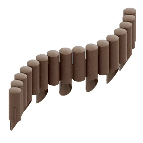 PALISADA OGRODOWA 4 STANDARD BRĄZOWA - 15,5x230cm