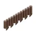 PALISADA OGRODOWA 4 STANDARD BRĄZOWA - 15,5x230cm