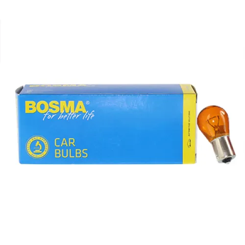 ŻARÓWKA PY21W, 24V, 21W BAU15S, AMBER, HOMOLOGACJA E13, KPL. 10SZT.