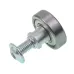 ROLKA DACHU EDSCHA/SESAM FI24X7MM, DŁUGOŚĆ 17MM, METALOWA