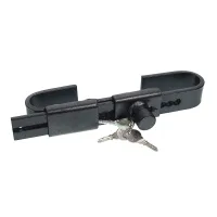 ZAMEK - BLOKADA KONTENERA - STAL WĘGLOWA, 2 KLUCZE, PRZEŚWIT 210/420MM