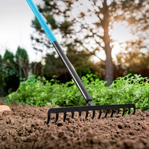 GRABIE PROSTE Z METALOWYM TRZONKIEM 14 ZĘBÓW, SZEROKOŚĆ ROBOCZA 370MM CELLPRO