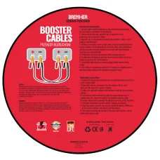 BREMHER 400A3MB — PRZEWODY ROZRUCHOWE(KABLE)  400A 3M POLE PRZEKROJU PRZEW.ELEKTRYCZNEGO 8MM2