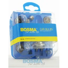 BOSMA 4261 — ZESTAW ŻARÓWEK 12V + BEZPIECZNIKI H1, H7, PY21, P21, W5W, R5W, C5W
