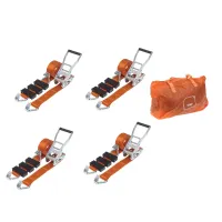 4X PAS TRANSPORTOWY 4T, 3M, 3PKT. LAWETA B=50MM, HAK DWUPALCZASTY + TORBA