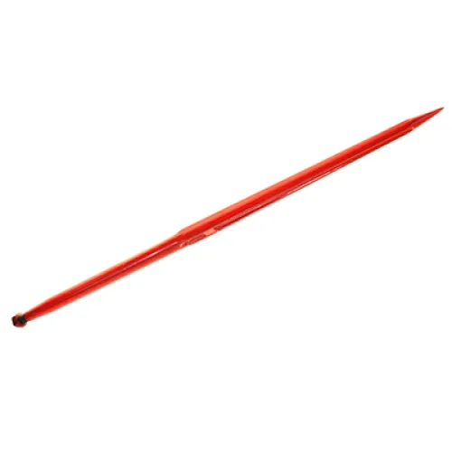 ZĄB ŁADOWACZA PROSTY L=1200MM, CZARNY M28X1,5, Z NAKRĘTKĄ STOŻKOWĄ