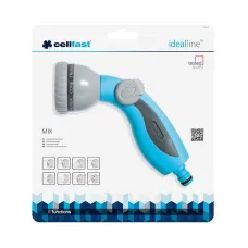 CELLFAST 52-055 — PISTOLET DO PODLEWANIA (ZRASZACZ PISTOLETOWY) 8-FUNKCYJNY MIX CELLPRO