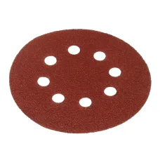 FALON TECH 56120479 — PAPIER ŚCIERNY - KRĄŻKI NA RZEP 125MM - 8 OTWORÓW, GRADACJA -  40
