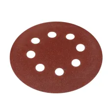 FALON TECH 578530 — PAPIER ŚCIERNY - KRĄŻKI NA RZEP 125MM - 8 OTWORÓW, GRADACJA - 120
