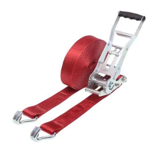 PAS TRANSPORTOWY  5,0T, 10M B=50MM, ERGO, CZERWONY, METKI 2025, EN 12195-2,