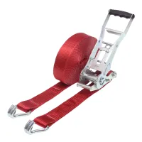 PAS TRANSPORTOWY  5,0T,  9,0M B=50MM, ERGO, CZERWONY, METKI 2026, EN 12195-2, TUV NORD