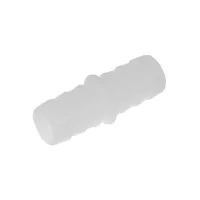 ŁĄCZNIK PLASTIKOWY DO WĘŻY PALIWA PROSTY FI 12mm - BIAŁY