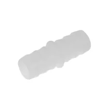  606012KB — ŁĄCZNIK PLASTIKOWY DO WĘŻY PALIWA PROSTY FI 12mm - BIAŁY