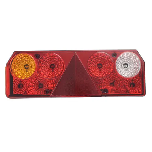 LAMPA TYLNA ZESP. EUROPOINT LEWA (ŻÓŁTA) II TYP - SCHMITZ - Z GNIAZDEM OKRĄGŁYM