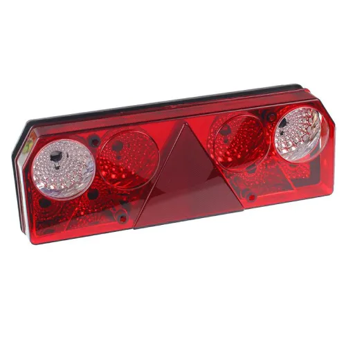 LAMPA TYLNA ZESP. EUROPOINT PRAWA(BIAŁA) II TYP - SCHMITZ - Z GNIAZDEM OKRĄGŁYM