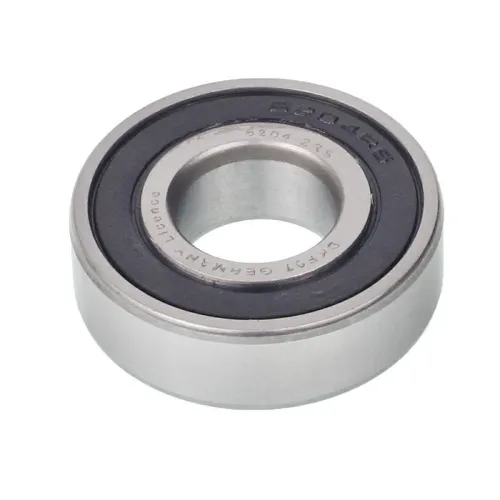 ŁOŻYSKO KULKOWE 1-RZĘDOWE 6204-2RS POPRZECZNE, 47X20X14MM, USZCZELN. 2RS