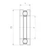 ŁOŻYSKO KULKOWE 1-RZĘDOWE 6208 POPRZECZNE, 80X40X18MM