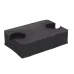 ODBÓJ GUMOWY 95X65X20MM 2 OTWORY, PRZYCZEPA D-47, D-50