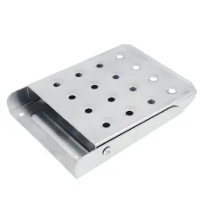 POLSKA PRODUKCJA 71040 — STOPIEŃ NABURTOWY STALOWY 188X178MM PEŁNA ŚCIANKA - OCYNK