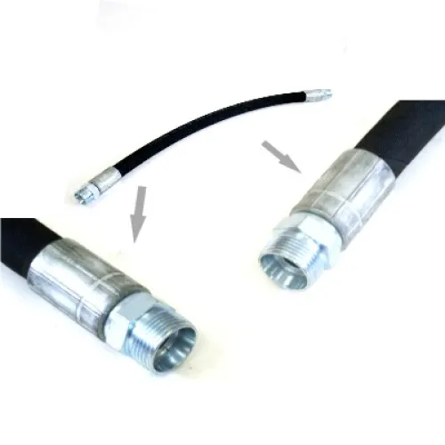 PRZEWÓD HYDR. GWINT M22X1,5, BB-13- 500 PROSTE/PROSTE, 16MPA