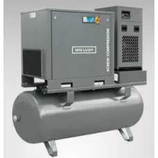 WALTER 75500PCOMBO — KOMPRESOR SPRĘŻARKA ŚRUBOWA 500L +OSUSZACZ+FILTRY -  7,5KW, 8/10/13BAR, ZBIORNIK...