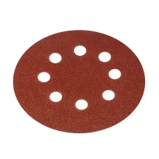 FALON TECH 782861 — PAPIER ŚCIERNY - KRĄŻKI NA RZEP 125MM - 8 OTWORÓW, GRADACJA -  60