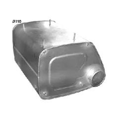 Polmo 81151010279 — TŁUMIK WYDECHU MAN F2000 L= 590MM