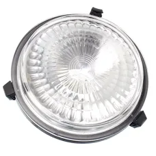  8724306011 — LAMPA ROBOCZA OKRĄGŁA METALOWA 157MM Z ŻARÓWKĄ 12V, 55W, H3, MTZ PRONAR