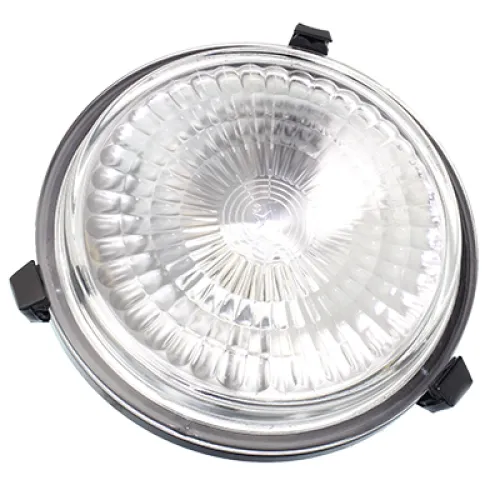 LAMPA ROBOCZA OKRĄGŁA METALOWA 157MM Z ŻARÓWKĄ 12V, 55W, H3, MTZ PRONAR