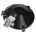 LAMPA ROBOCZA OKRĄGŁA METALOWA 157MM Z ŻARÓWKĄ 12V, 55W, H3, MTZ PRONAR