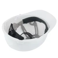 KASK OCHRONNY Z PASKIEM - BIAŁY - NORMA EN 397 - DWUPUNKTOWE MOCOWANIE