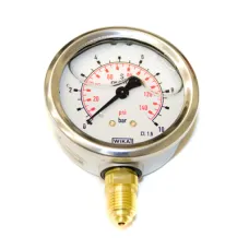 WIKA B711-W063010D — MANOMETR 1/4 DÓŁ, 0- 10 BAR