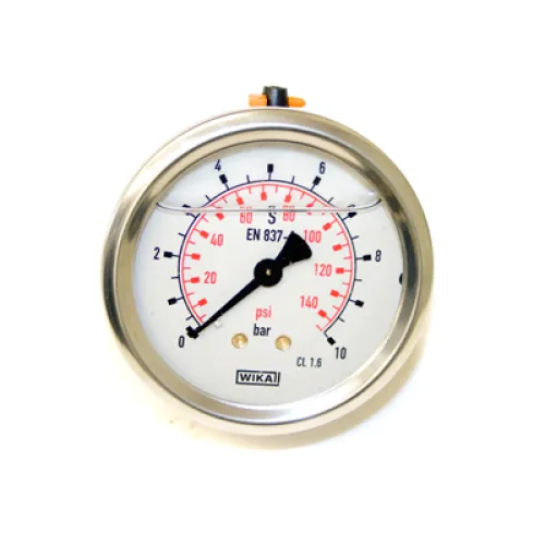 MANOMETR 1/4 TYŁ, 0- 10 BAR