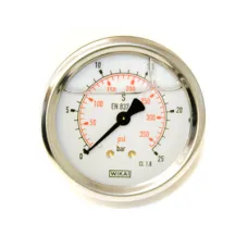 WIKA B711-W063025T — MANOMETR 1/4 TYŁ, 0- 25 BAR