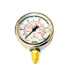 WIKA B711-W0631000D — MANOMETR 1/4 DÓŁ, 0-1000 BAR