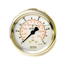 WIKA B711-W063100T — MANOMETR 1/4 TYŁ, 0-100 BAR