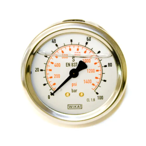 MANOMETR 1/4 TYŁ, 0-100 BAR